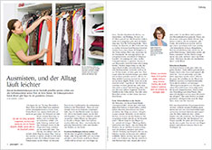 Granatapfel-Magazin, Artikel 'Ausmisten, und der Alltag läuft leichter' / Barmherzige Brüder Granatapfel-Magazin, Artikel 'Ausmisten, und der Alltag läuft leichter'