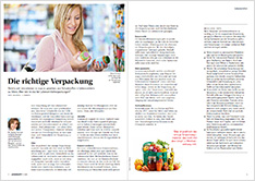 Granatapfel-Magazin, Artikel 'Die richtige Verpackung', Ausgabe März 2020 / Barmherzige Brüder Das Bild zeigt das Granatapfel-Magazin, Artikel 'Die richtige Verpackung', Ausgabe März 2020.
