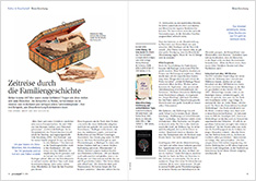 Granatapfel 'Zeitreise durch die Familiengeschichte' Ausgabe November 2019 / Barmherzige Brüder Das Bild zeigt den Artikel 'Zeitreise durch die Familiengeschichte' Ausgabe November 2019