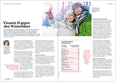 Granatapfel-Magazin, Artikel 'Vitamin D gegen den Winterblues' / Barmherzige Brüder Granatapfel-Magazin, Artikel 'Vitamin D gegen den Winterblues'