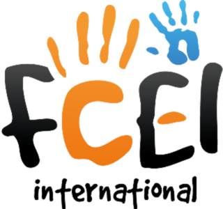 Das Bild zeigt das Logo von FCEI international