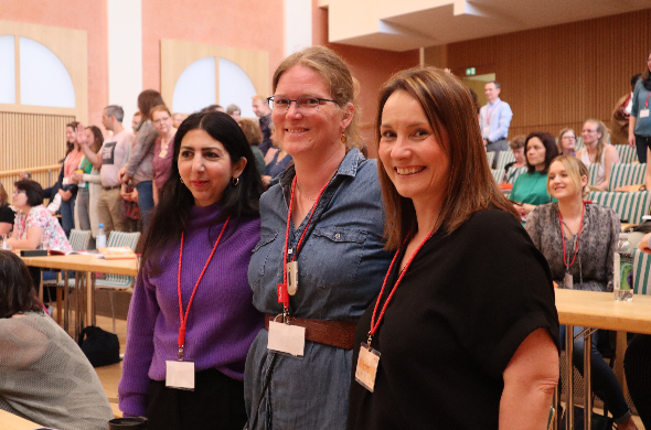 three women